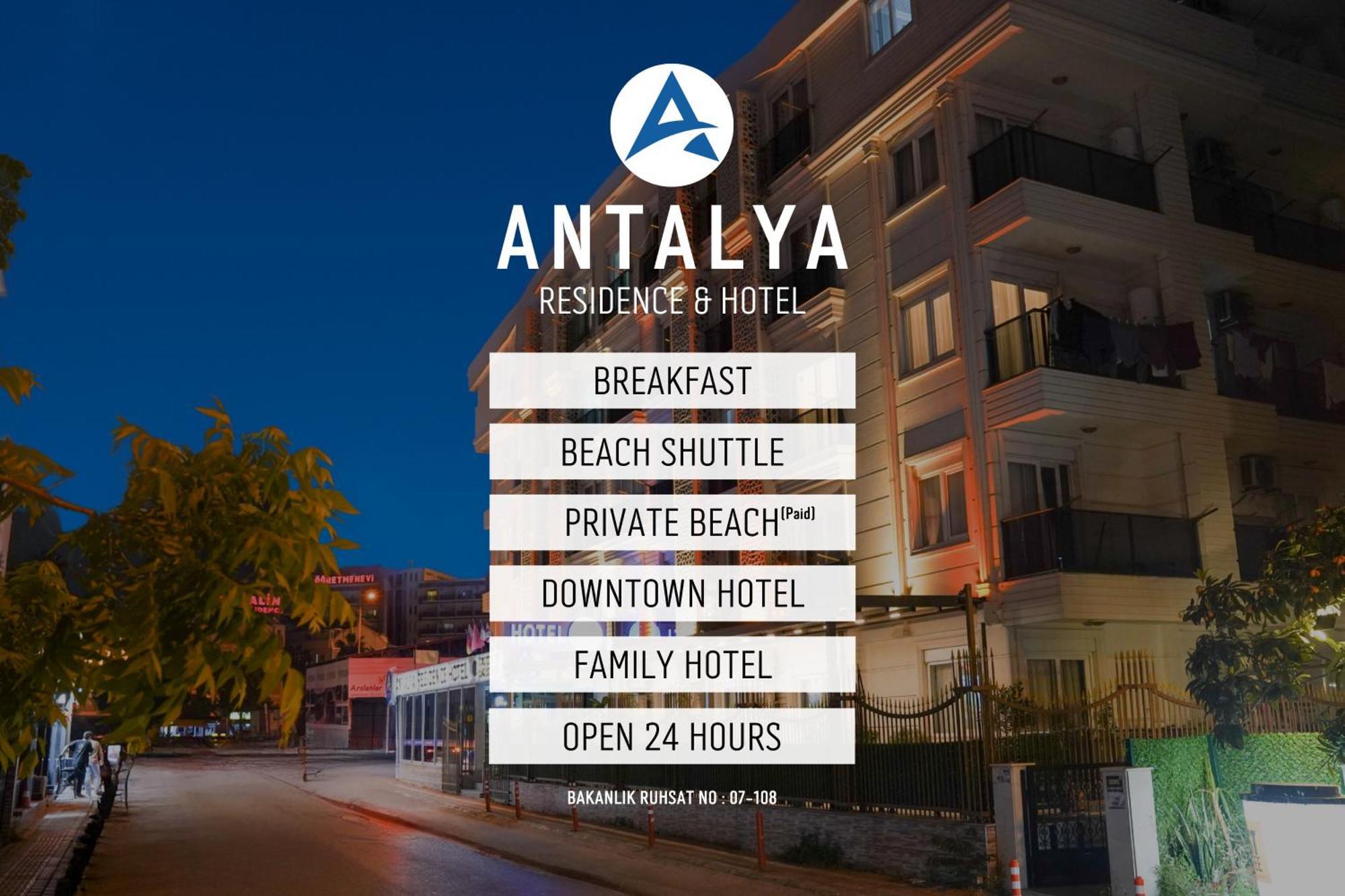 Antalya Residence Hotel Екстер'єр фото